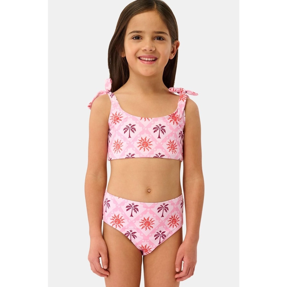Roller Rabbit Kids Sunny Days Cora Bikini Size 14/16PINK / 14/16